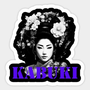 Kabuki - Japanese Culture Street Style Geisha Sticker